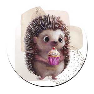 Sütis sünike mintás bögre alátét, , , MESKA