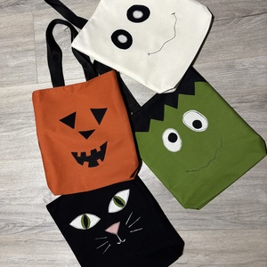 Vászontáska-Halloweenre - Meska.hu