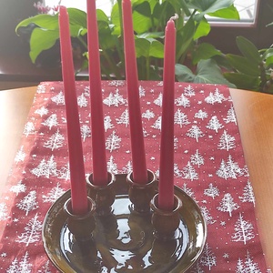 Adventi gyertyatartó - Meska.hu