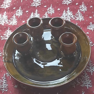 Adventi gyertyatartó - karácsony - adventi díszek - adventi koszorú - Meska.hu