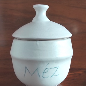 Mézes csupor (méztartó), Otthon & Életmód, Konyhafelszerelés, tálalás, Konyhai tárolás, Méz & Vajtartó, Kerámia, MESKA