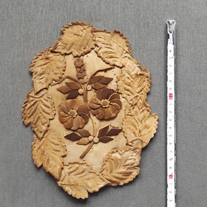 Velúr bőr falikép / asztaldísz , Otthon & Életmód, Dekoráció, Fali és függő dekoráció, Falra akasztható dekor, Bőrművesség, MESKA