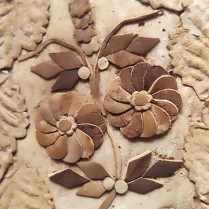 Velúr bőr falikép / asztaldísz  - otthon & életmód - dekoráció - fali és függő dekoráció - falra akasztható dekor - Meska.hu