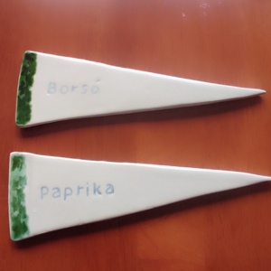 Ágyásjelölő, növényjelölő táblácska - Meska.hu