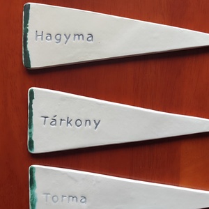 Ágyásjelölő, növényjelölő táblácska, Otthon & Életmód, Ház & Kert, Növény & Veteményes, Kerámia, MESKA