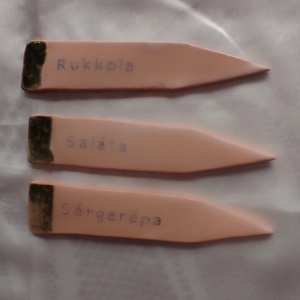 Ágyásjelölő, növényjelölő táblácska  - otthon & életmód - ház & kert - növény & veteményes - Meska.hu