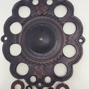 Bőrdíszmű fali dekoráció , Otthon & Életmód, Dekoráció, Fali és függő dekoráció, Falra akasztható dekor, Bőrművesség, MESKA