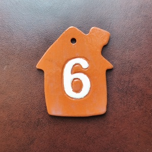 Házikó alakú házszámtábla - otthon & életmód - ház & kert - házszám - Meska.hu
