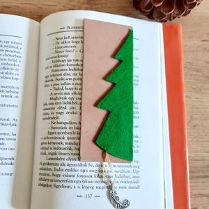 Könyvjelző - Karácsonyi hangulatú könyvjelző - Meska.hu