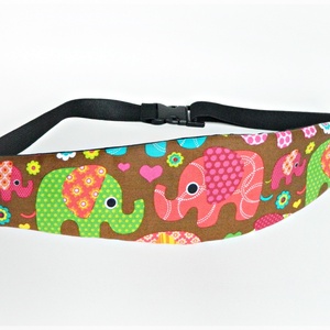 Elefántos AUTÓS FEJPÁNT GYEREKÜLÉSHEZ - ruha & divat - sál, sapka, kendő - fejpánt - Meska.hu