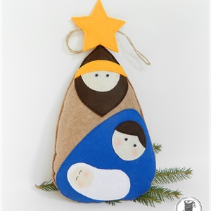 SZENT CSALÁD- karácsonyi dekoráció - karácsony - karácsonyi lakásdekoráció - karácsonyi lakásdíszek - Meska.hu