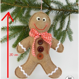 MÉZI (30 cm magas) - karácsony - karácsonyi lakásdekoráció - karácsonyi manók, figurák - Meska.hu
