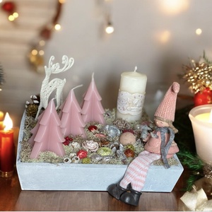 Karácsonyi asztaldísz, Karácsony, Adventi díszek, Adventi asztaldísz, , MESKA