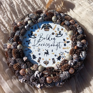 Boldog Karácsonyt! ajtókopogtató - Meska.hu