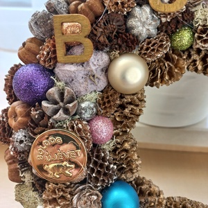 Boldog Új Évet kopogtató  - otthon & életmód - dekoráció - ajtó- és ablak dekoráció - ajtódísz & kopogtató - Meska.hu