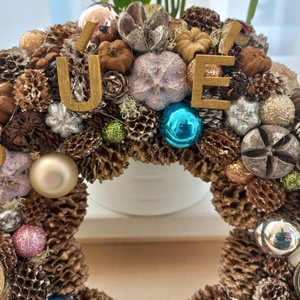 Boldog Új Évet kopogtató  - otthon & életmód - dekoráció - ajtó- és ablak dekoráció - ajtódísz & kopogtató - Meska.hu