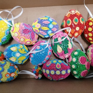 Húsvéti Quilling tojások - otthon & életmód - dekoráció - Meska.hu