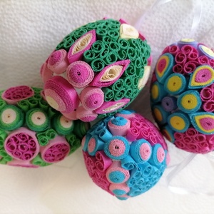 Húsvéti Quilling tojások - otthon & életmód - dekoráció - Meska.hu