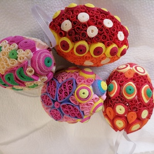 Húsvéti Quilling tojások - otthon & életmód - dekoráció - Meska.hu