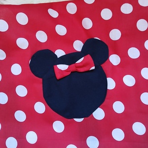 Pöttyös Minnie egér témájú felnőtt konyhai kötény - otthon & életmód - konyhafelszerelés, tálalás - konyhai textil - kötény - Meska.hu