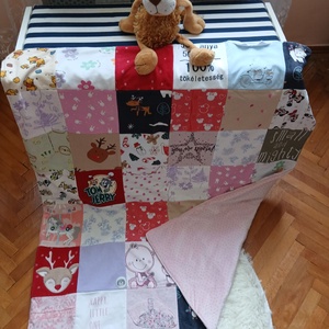 Patchwork emléktakaró - otthon & életmód - babaszoba, gyerekszoba - babatakaró, gyerek pléd - Meska.hu