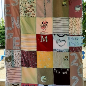 Patchwork emléktakaró - otthon & életmód - babaszoba, gyerekszoba - babatakaró, gyerek pléd - Meska.hu