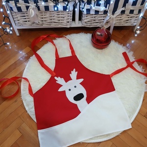 Gyermek karácsonyi konyhai kötény - Meska.hu