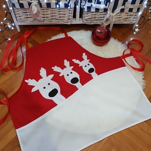 Felnőtt karácsonyi konyhai kötény - Meska.hu