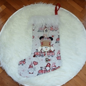 Felakasztható 3D mikuláscsizma, Karácsony, Mikulás, Mikulás csizma és zokni, Varrás, MESKA