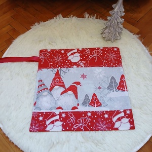 Textil mikulás zsák, Karácsony, Mikulás, Mikulás zsák, Varrás, MESKA