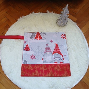 Textil mikulás zsák, Karácsony, Mikulás, Mikulás zsák, Varrás, MESKA