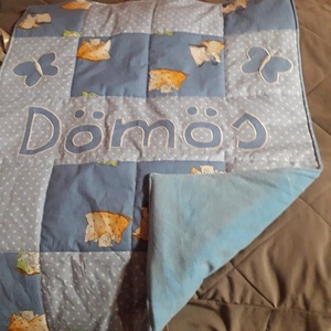 Patchwork neves babatakaró9 - otthon & életmód - babaszoba, gyerekszoba - babatakaró, gyerek pléd - Meska.hu
