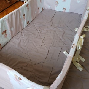 Balerinás ágyrácsvédő szivaccsal - baba - mama - baba ágynemű - rácsvédő & baldachin - Meska.hu