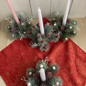 Karácsonyi asztaldísz - karácsony - adventi díszek - adventi asztaldísz - Meska.hu