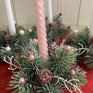 Karácsonyi asztaldísz - karácsony - adventi díszek - adventi asztaldísz - Meska.hu