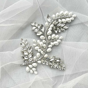 Csepp gyöngyös hajékszer, Esküvő, Hajdísz, Kontydísz & Hajdísz, Ékszerkészítés, Gyöngyfűzés, gyöngyhímzés, MESKA