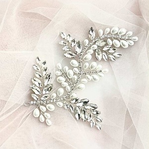 Csepp gyöngyös hajékszer - esküvő - hajdísz - kontydísz & hajdísz - Meska.hu