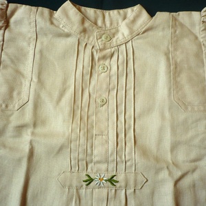 Tündéri kisfiú lenvászon paraszting,  kisfiú népi ing, kisfiú népviselet 1-3 év  -  - Meska.hu