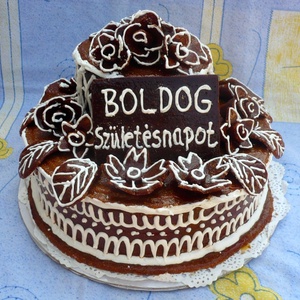 Grillázstorta, grillázs torta esküvőre, születésnapi, névnapi ajándék -  - Meska.hu