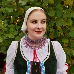 Zsűrizett lila sárközi sárközi gyöngygallér - ékszer - nyaklánc - gyöngyös nyaklánc - Meska.hu