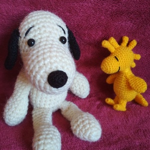 Snoopy és woodstock - Meska.hu