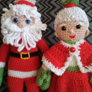 Télapó és Télanyó - karácsony - karácsonyi lakásdekoráció - karácsonyi lakásdekoráció - Meska.hu