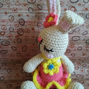 Ülő nyuszó-muszó - játék & sport - plüssállat & játékfigura - nyuszi - Meska.hu