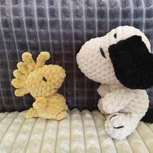 Snoopy és barátja Woodstock  - játék & sport - plüssállat & játékfigura - kutya - Meska.hu