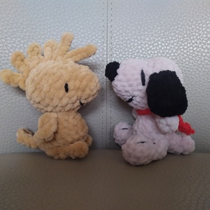 Snoopy és barátja Woodstock , Játék & Sport, Plüssállat & Játékfigura, Kutya, Horgolás, MESKA