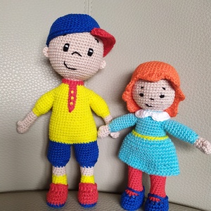 Caillou és Rozi - Meska.hu