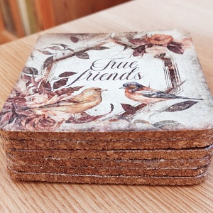 Parafa poháralátét 6 darabos - otthon & életmód - konyhafelszerelés, tálalás - tálalás - tányér- és poháralátét - Meska.hu