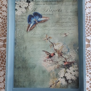 Tálca, falidísz, poháralátét szett - otthon & életmód - konyhafelszerelés, tálalás - tálalás - tálca - Meska.hu