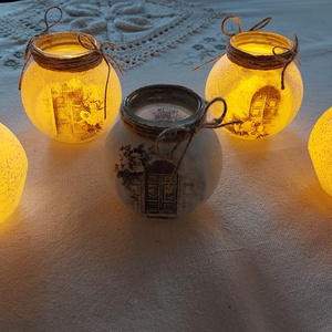 Mécsestartó fűszertartóból - otthon & életmód - gyertya, illat, aroma - mécses és mécsestartó - Meska.hu