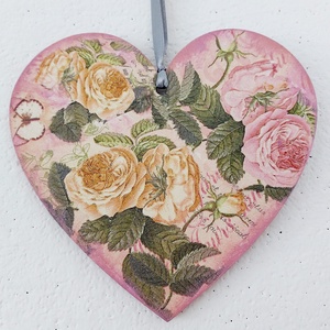 Romantikus szív - otthon & életmód - dekoráció - ajtó- és ablak dekoráció - ajtódísz & kopogtató - Meska.hu